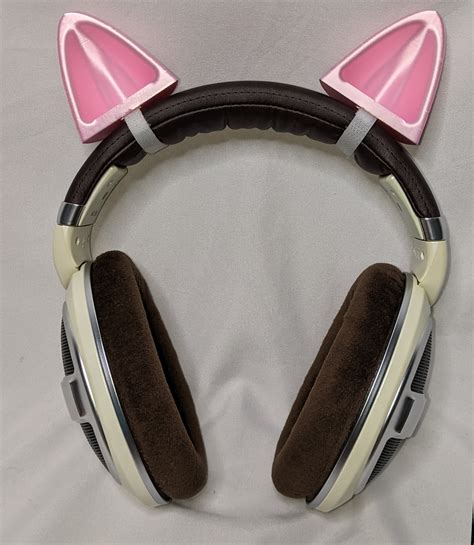 cat ears for headphones|cat ear attachment for headphones.